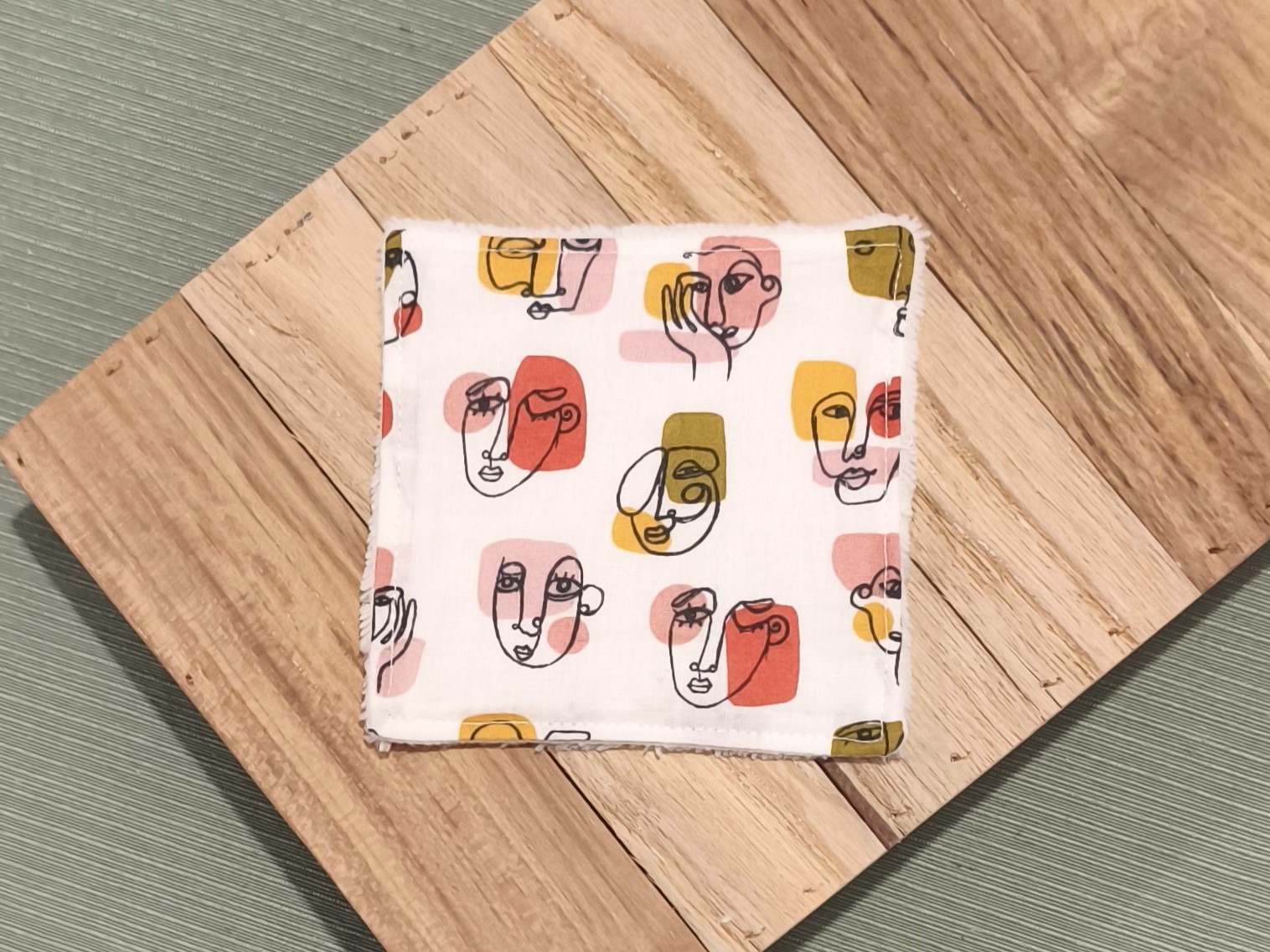 Lingettes lavables ( vendues par 3) – Image 2