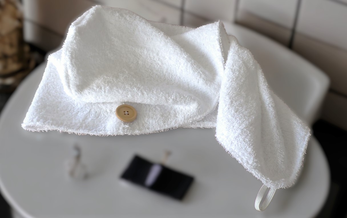 Serviette cheveux en éponge – Image 3