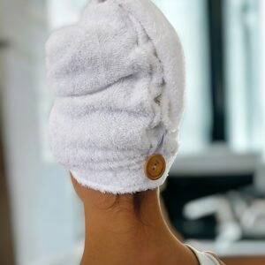 Serviette cheveux en éponge