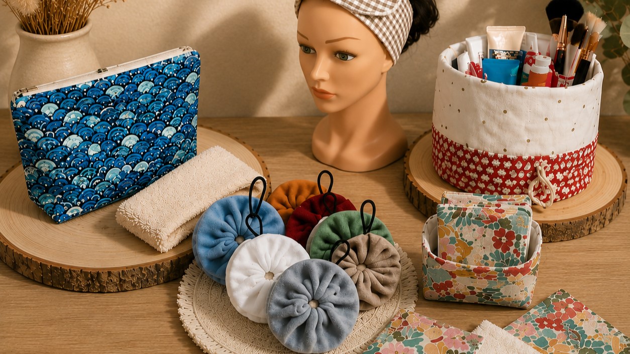 Accessoires textiles pour prendre soi de soi par Shamaleann